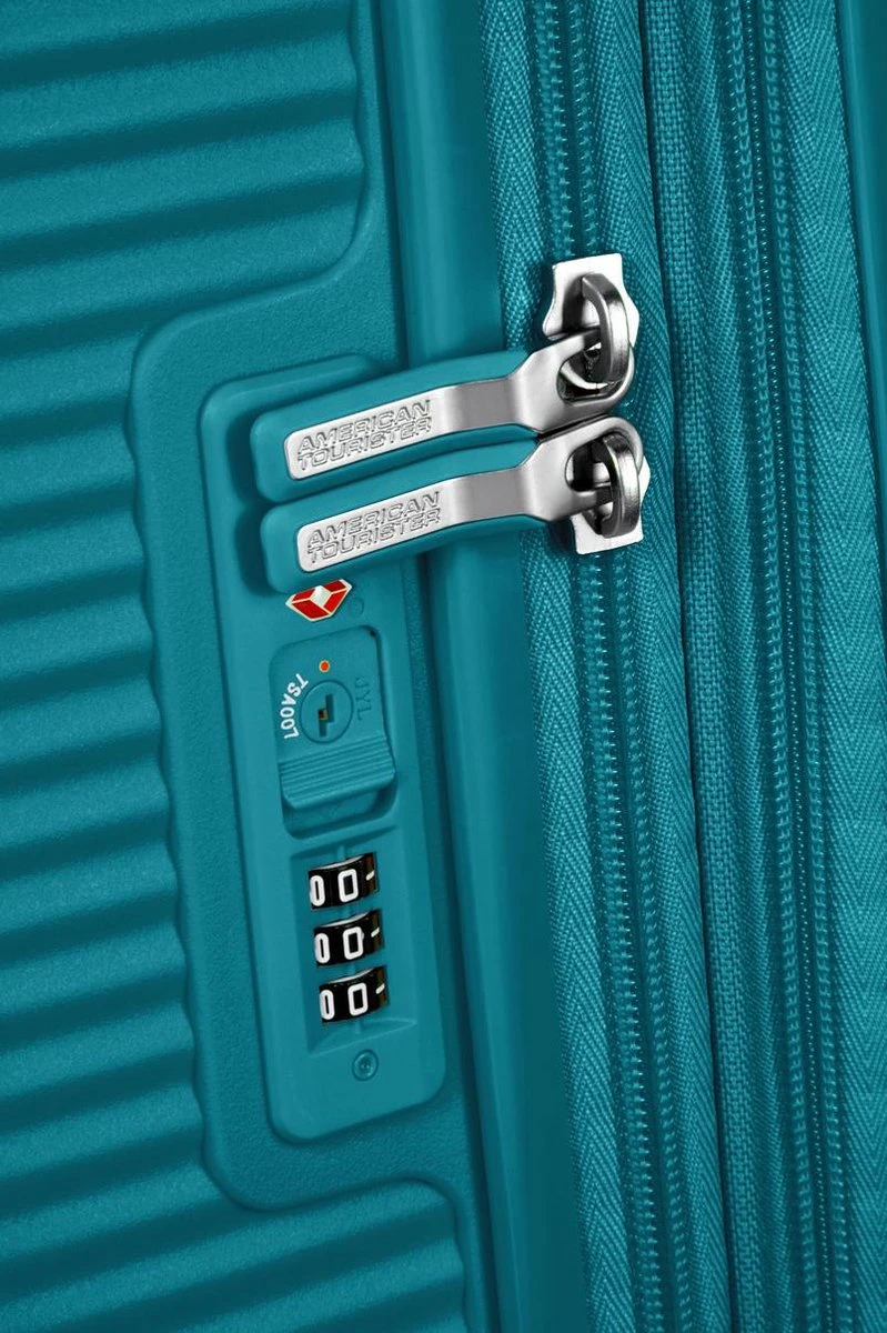 American Tourister Soundbox Spinner Spinner Reiskoffer (Medium) - 81 Liter - Jade Green - Afbeelding 8