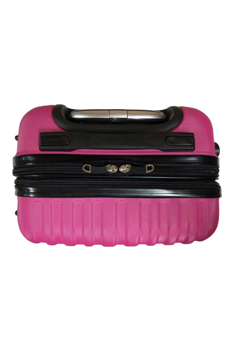 SB Travelbags 'Expandable' Handbagage Koffer 53cm 4 Wielen Trolley - Roze - Afbeelding 5