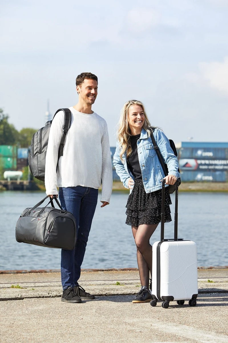 Enrico Benetti Louisville 39040 Handbagage Koffer Hardcase ABS - Zwart - Afbeelding 8