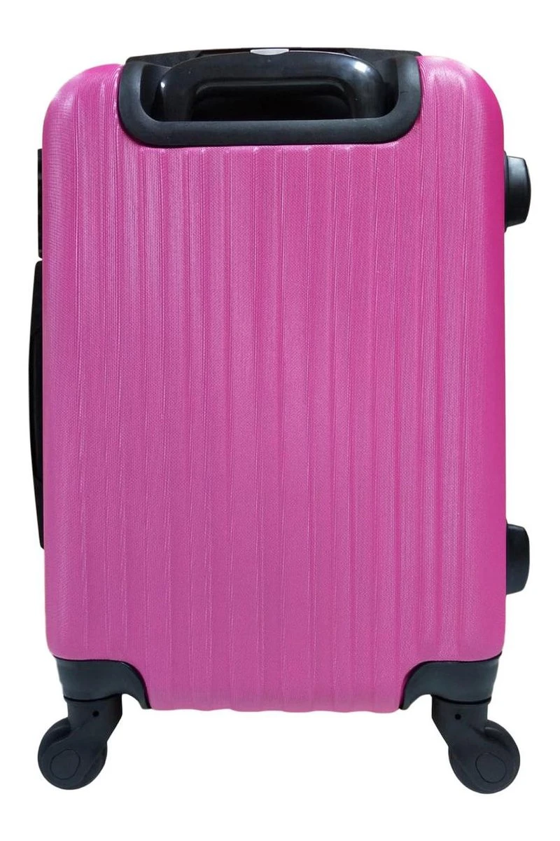 SB Travelbags 'Expandable' Handbagage Koffer 53cm 4 Wielen Trolley - Roze - Afbeelding 3
