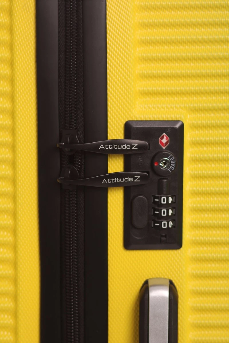 AttitudeZ Air-Z Handbagage Koffer Geel 55cm - TSA-slot - Afbeelding 5
