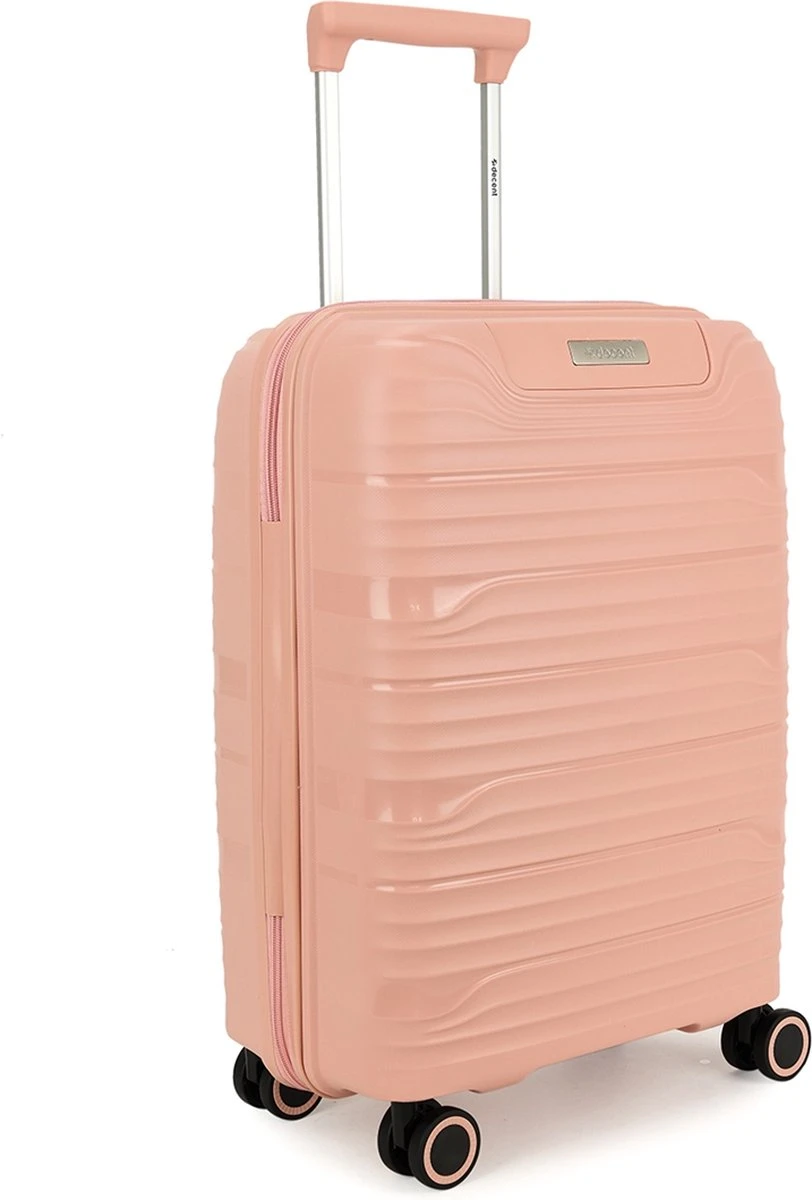 Decent EXPLORER PP Handbagage Trolley 55 Cm - 38 Liter - Pink - Afbeelding 12