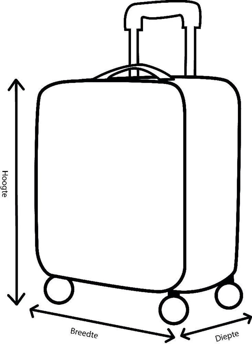 BHPPY - Pretty Pineapple - Reiskoffer (76 Cm) - Afbeelding 7
