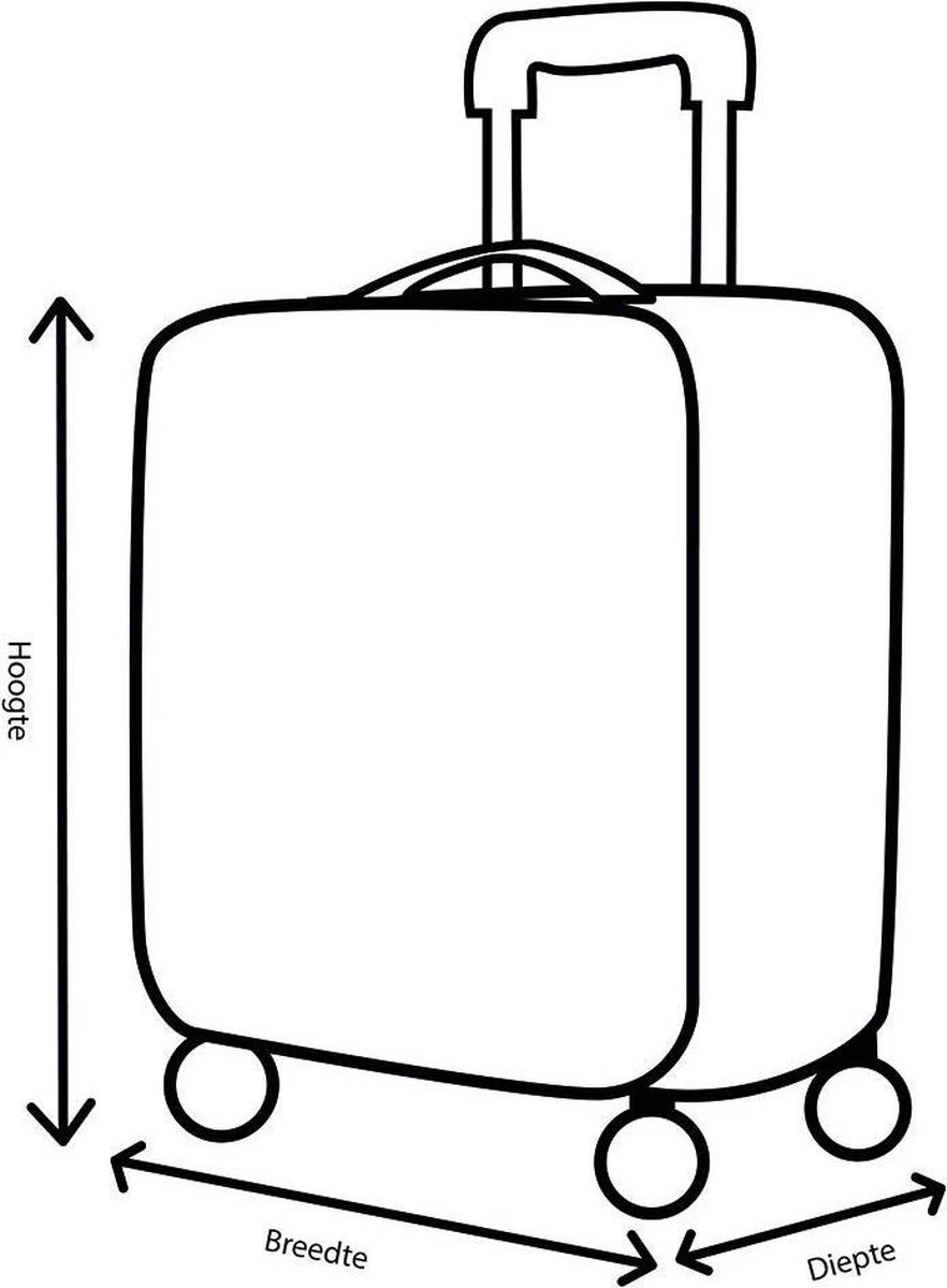 Decent Transit Large Koffer - 82 Cm - Petrol Groen - Afbeelding 16