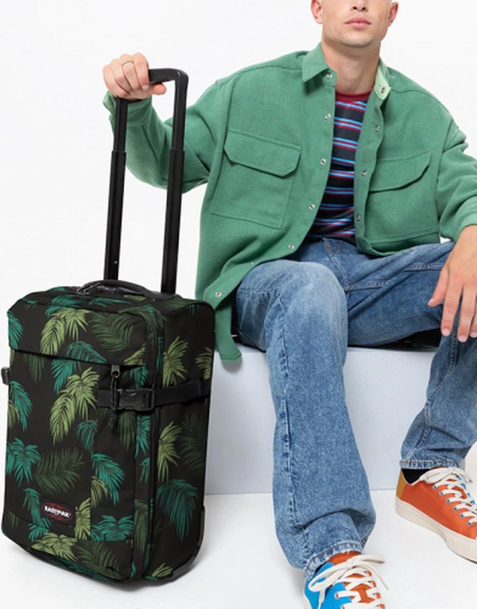 Eastpak TRANVERZ XXS Reiskoffer, Handbagage (45 X 32 X 20 Cm) - Brize Palm Core - Afbeelding 7