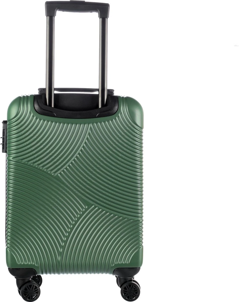 Enrico Benetti Louisville 39040 Handbagage Koffer Hardcase ABS - Olijf - Afbeelding 3