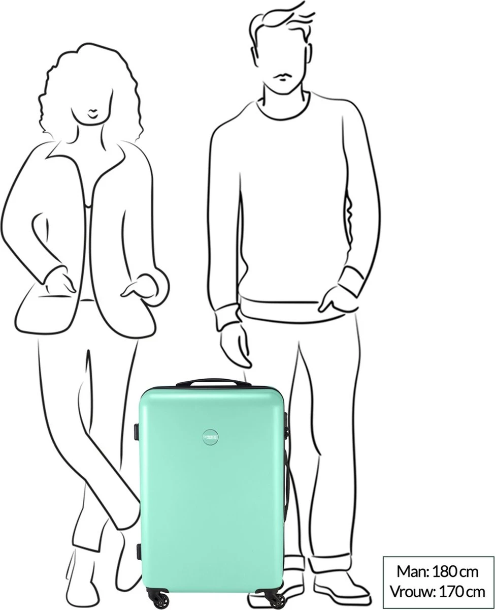 Princess Traveller PT01 - Reiskoffer - Pristine Bronze - M - 67cm - Afbeelding 8